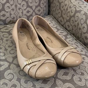 Time and Tru Buckle Toe Flat